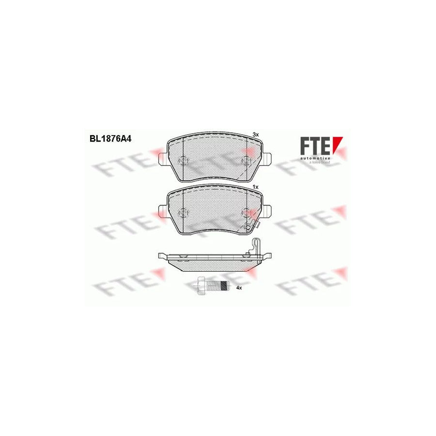 FTE 9010461 Brake Pad Set