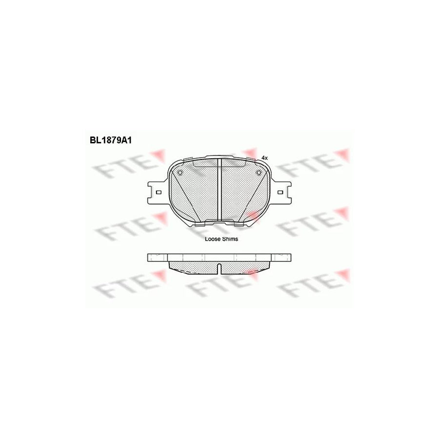 FTE 9010464 Brake Pad Set