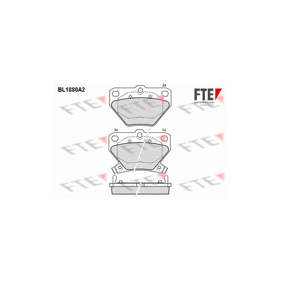 FTE 9010465 Brake Pad Set