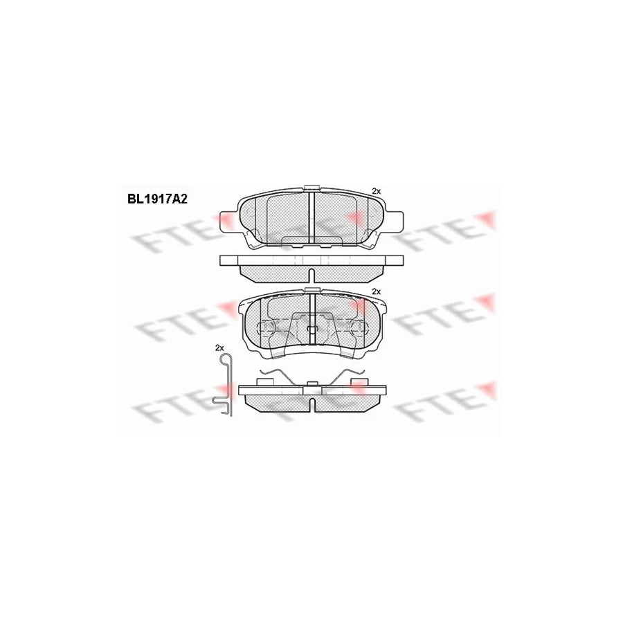FTE 9010506 Brake Pad Set