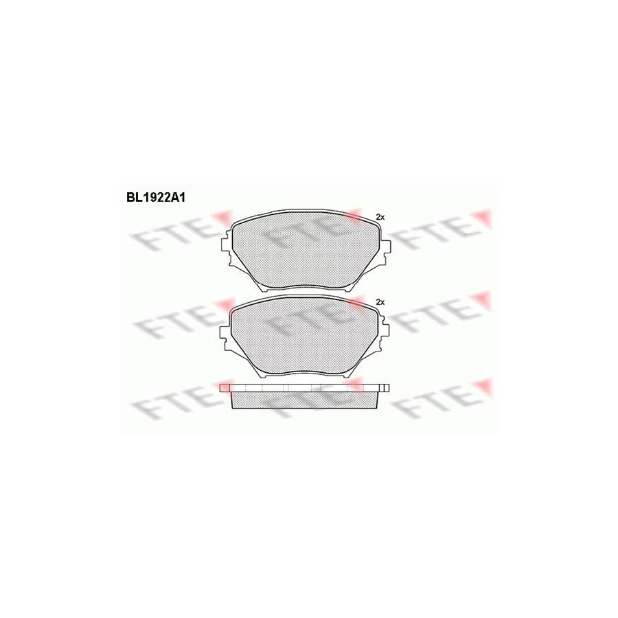 FTE 9010508 Brake Pad Set