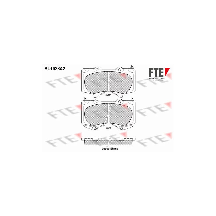 FTE 9010509 Brake Pad Set