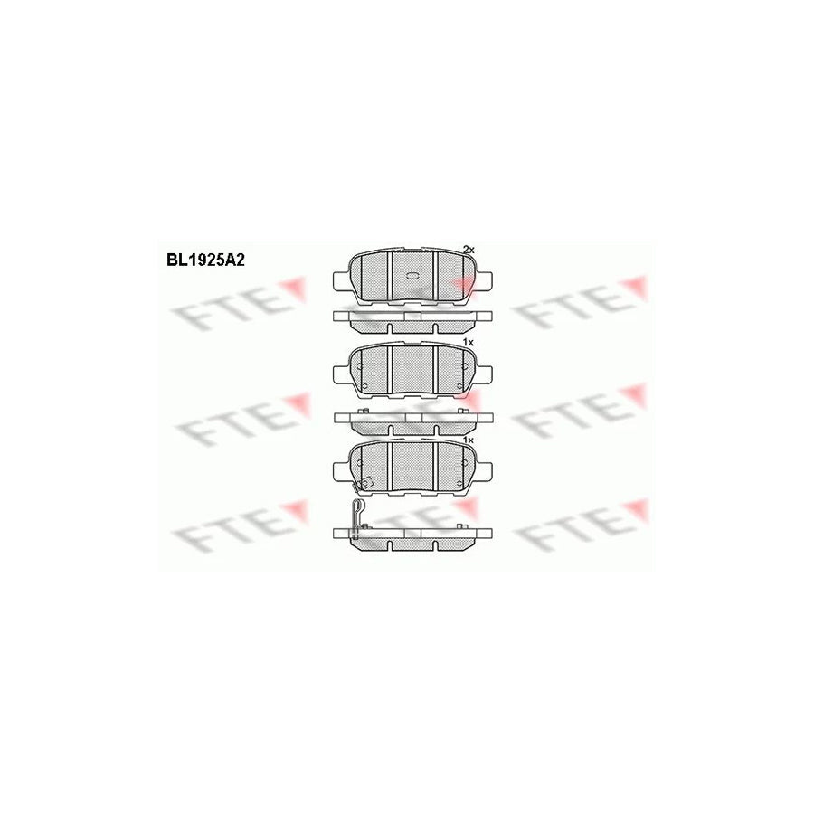 FTE 9010511 Brake Pad Set