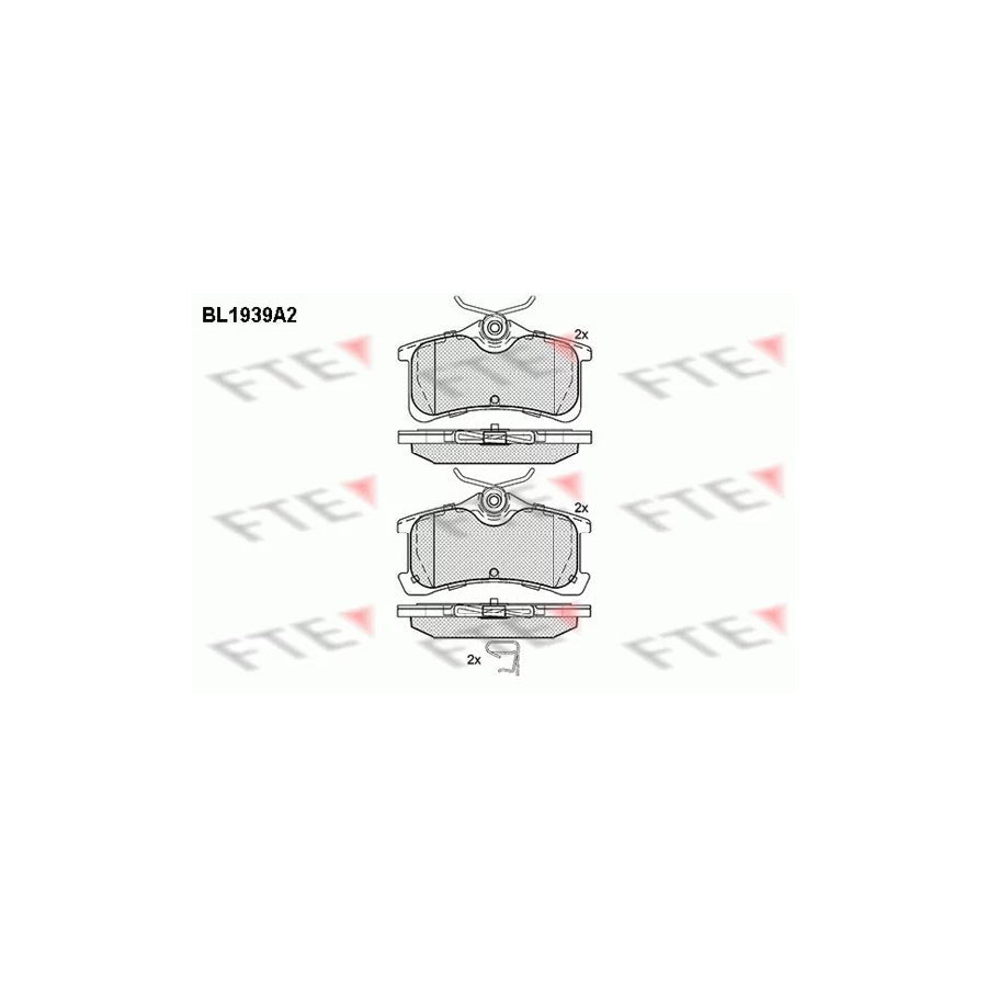 FTE 9010532 Brake Pad Set