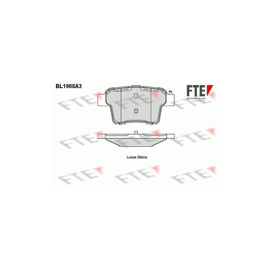 FTE 9010551 Brake Pad Set