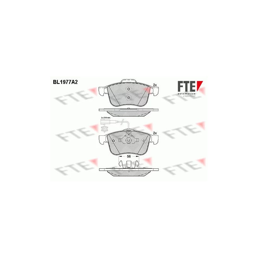 FTE 9010567 Brake Pad Set