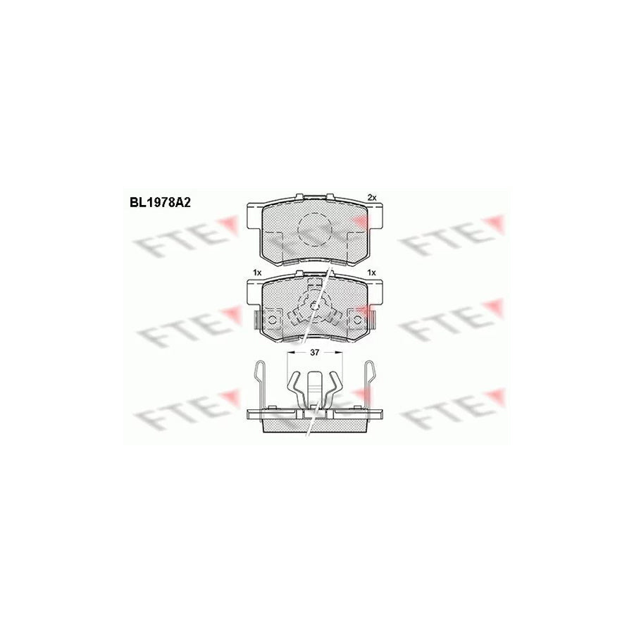 FTE 9010568 Brake Pad Set