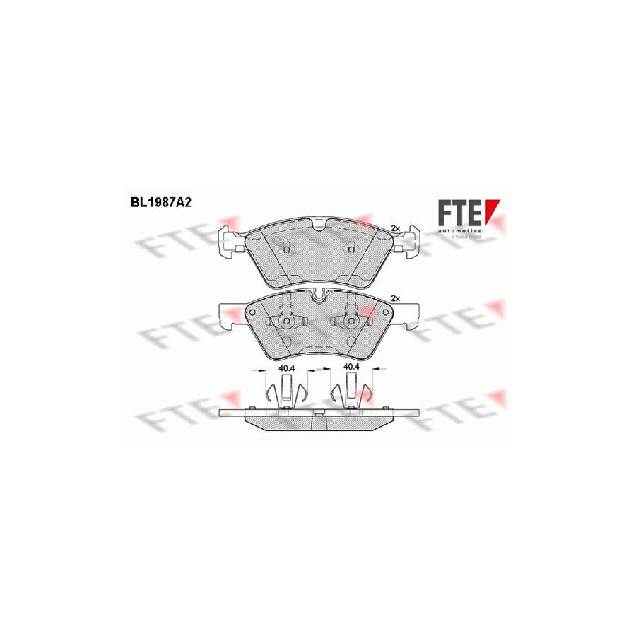 FTE 9010577 Brake Pad Set