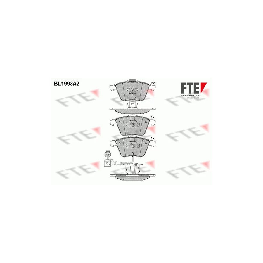 FTE 9010581 Brake Pad Set