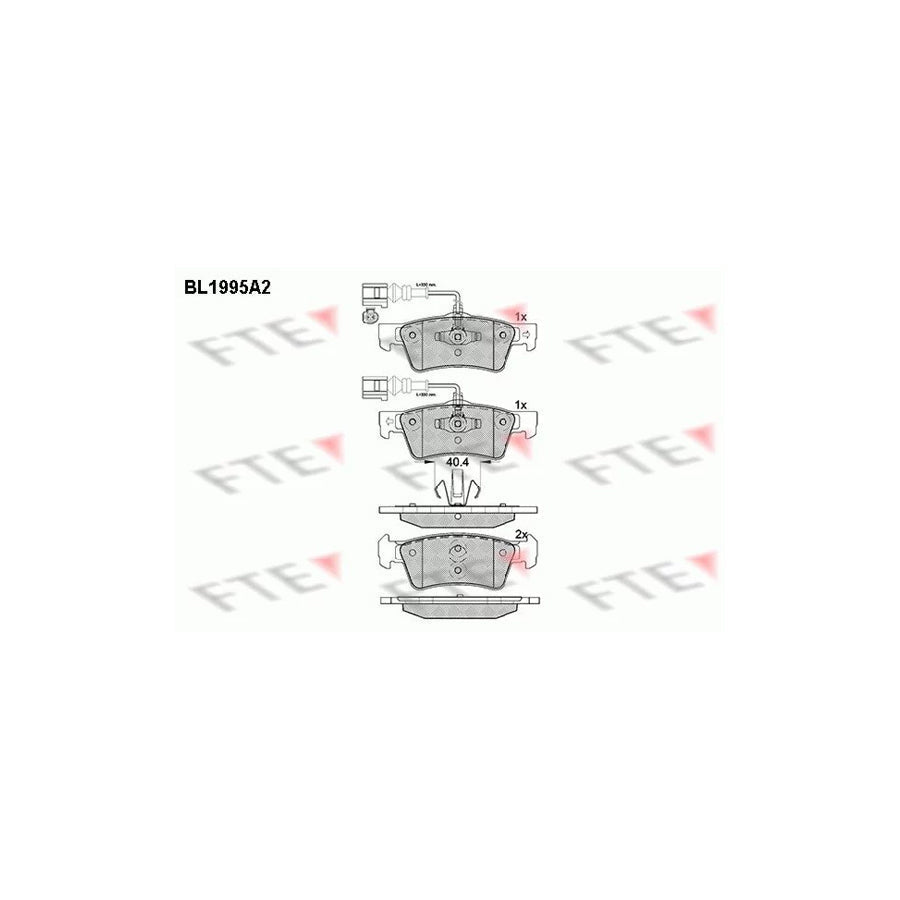 FTE 9010583 Brake Pad Set for VW Touareg