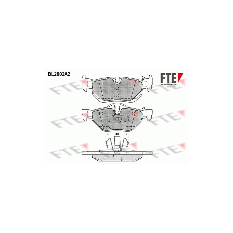 FTE 9010588 Brake Pad Set