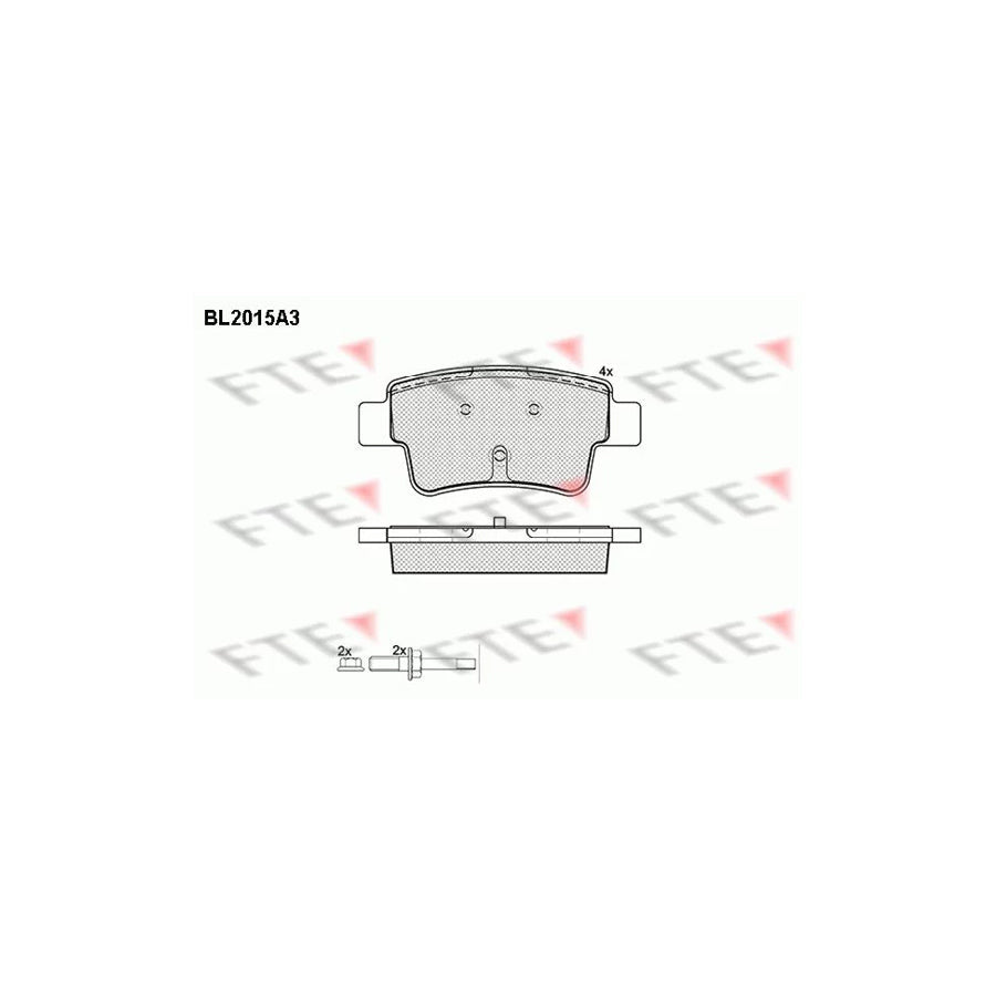 FTE 9010600 Brake Pad Set