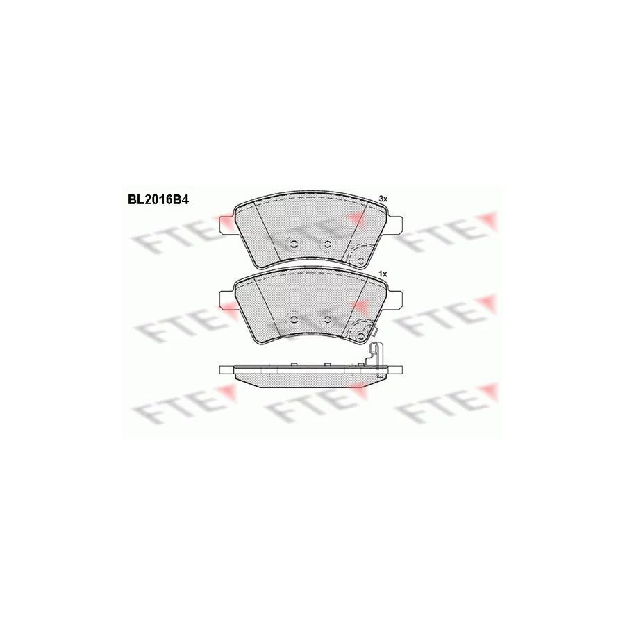 FTE 9010603 Brake Pad Set