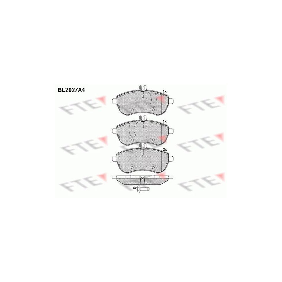 FTE 9010615 Brake Pad Set