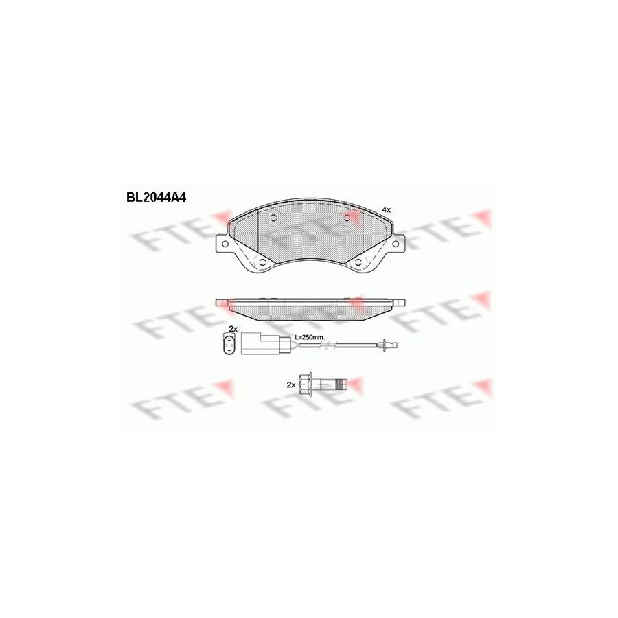 FTE 9010630 Brake Pad Set