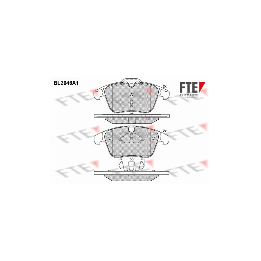FTE 9010632 Brake Pad Set