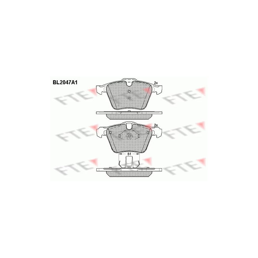 FTE 9010633 Brake Pad Set
