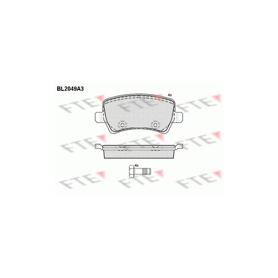 FTE 9010635 Brake Pad Set