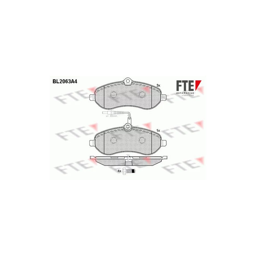 FTE 9010646 Brake Pad Set