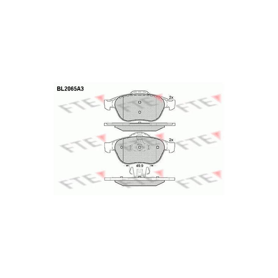FTE 9010648 Brake Pad Set