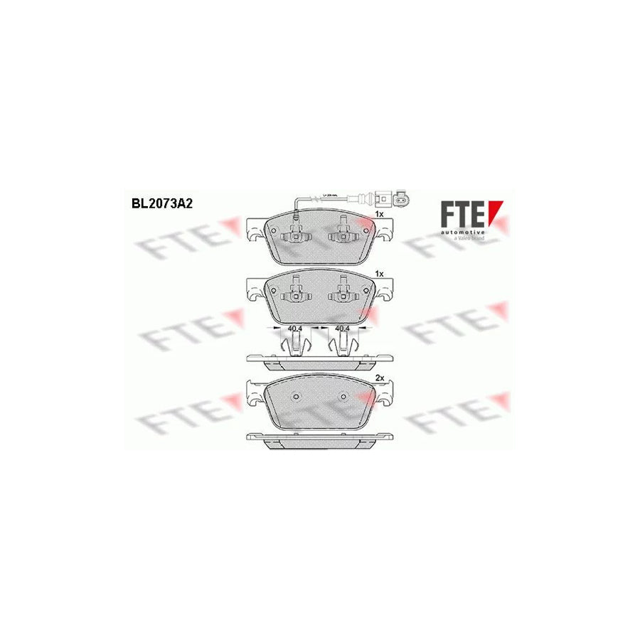 FTE 9010657 Brake Pad Set