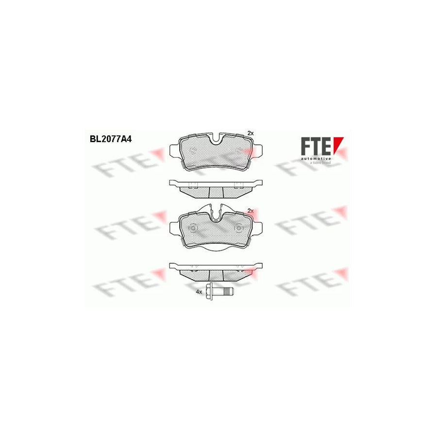 FTE 9010661 Brake Pad Set