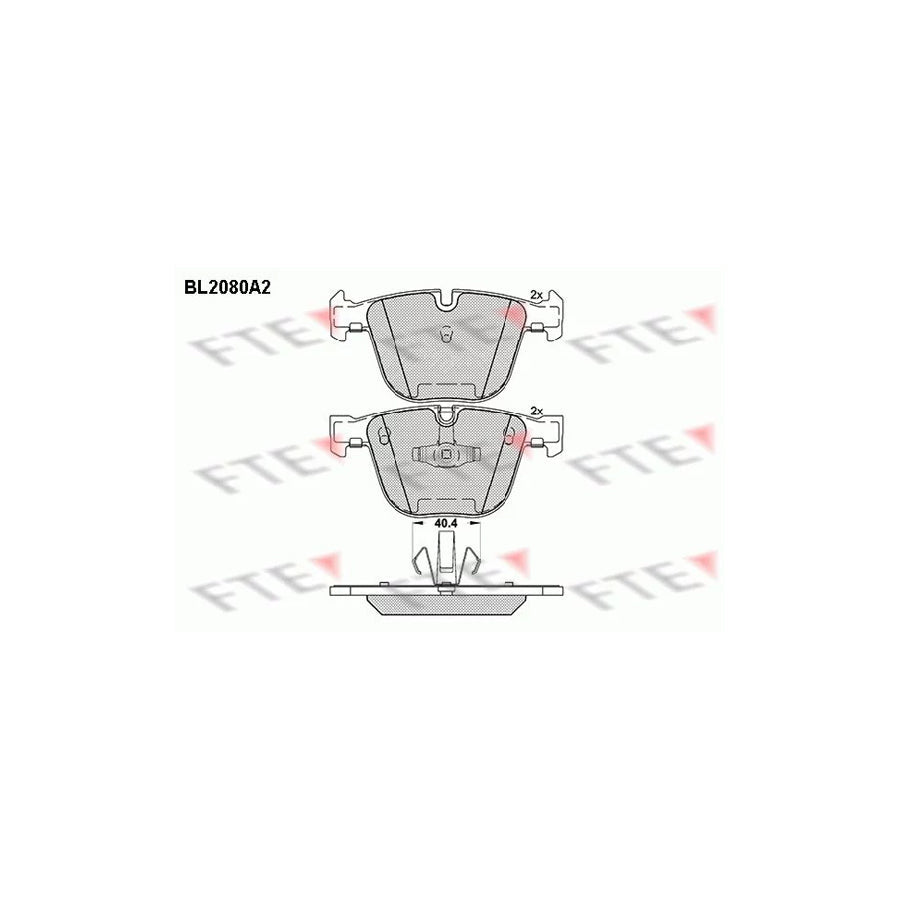 FTE 9010664 Brake Pad Set