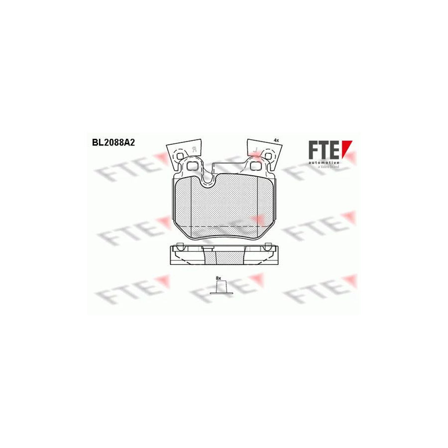 FTE 9010672 Brake Pad Set