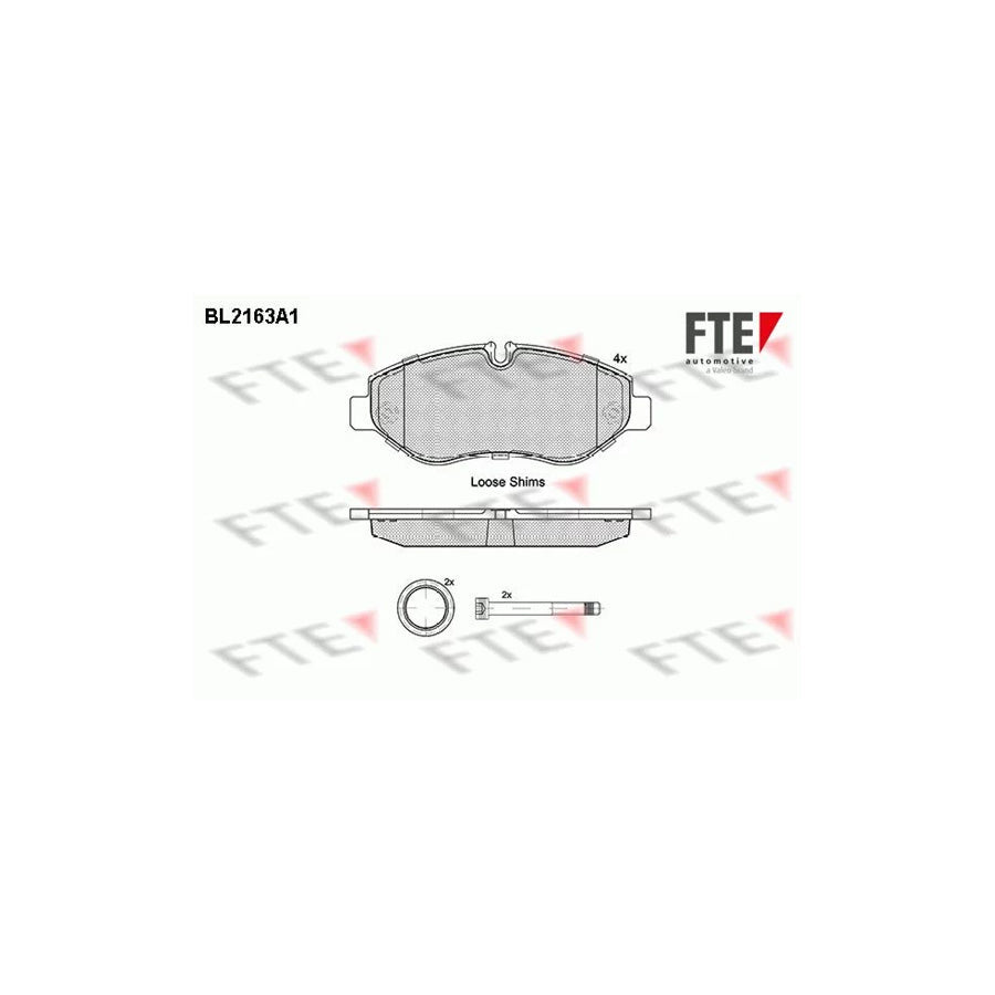 FTE 9010686 Brake Pad Set for Iveco Daily