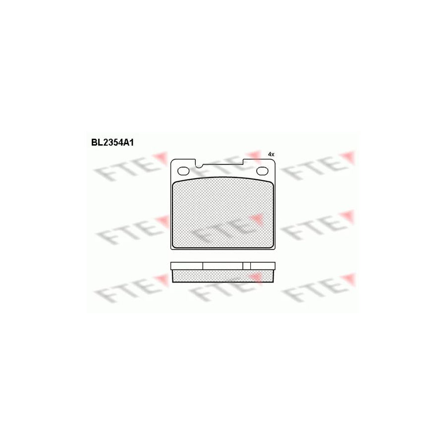 FTE 9010707 Brake Pad Set