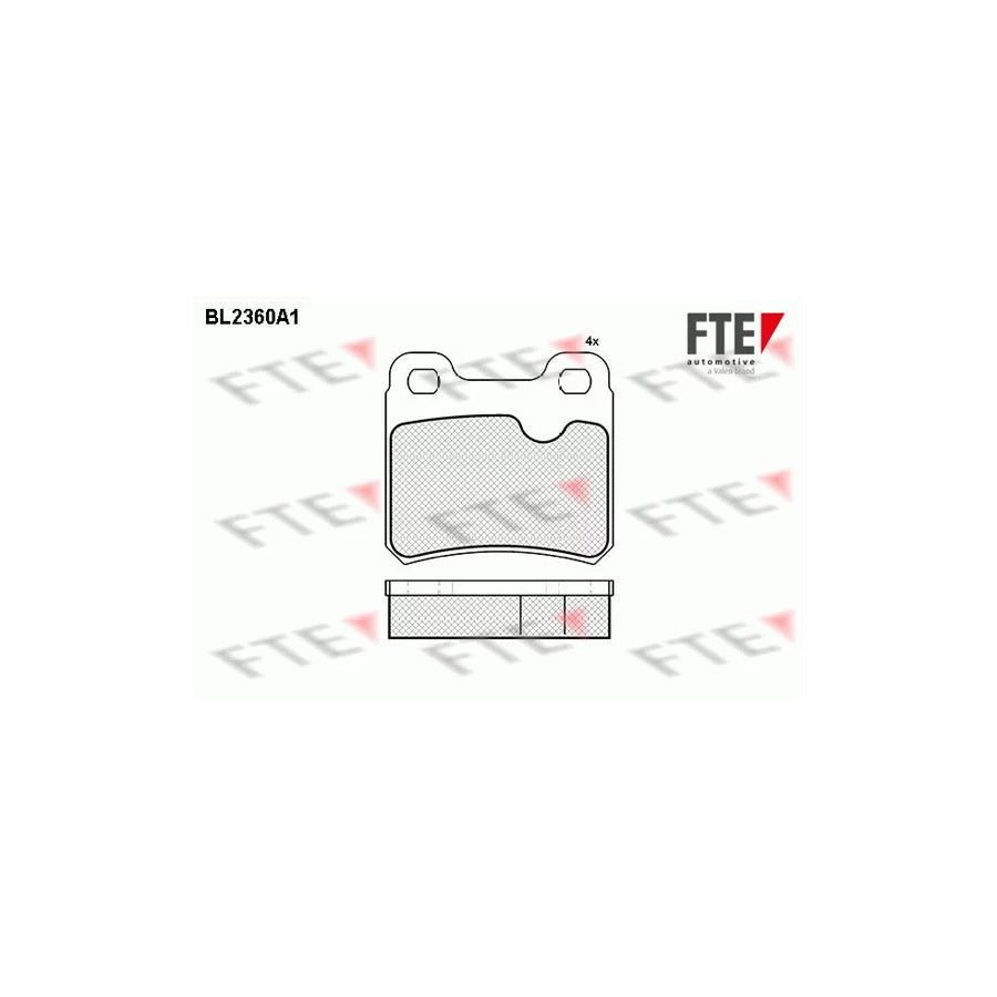 FTE 9010710 Brake Pad Set