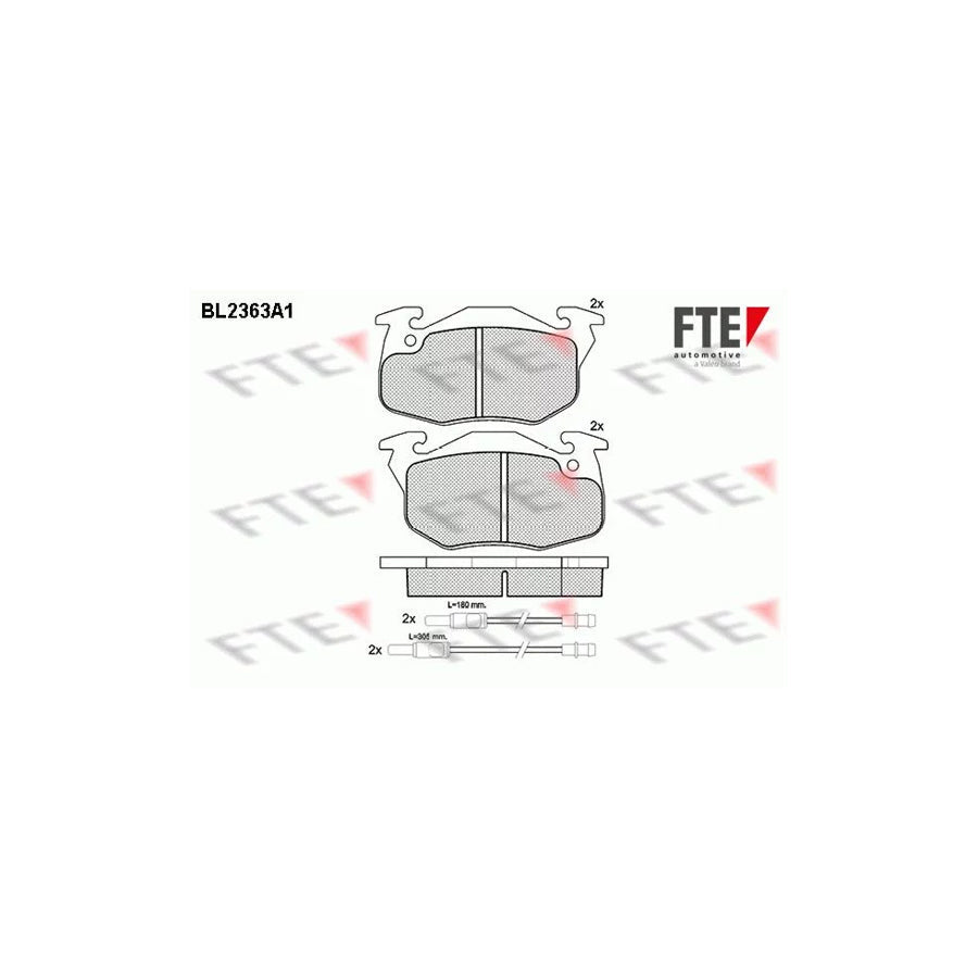 FTE 9010711 Brake Pad Set