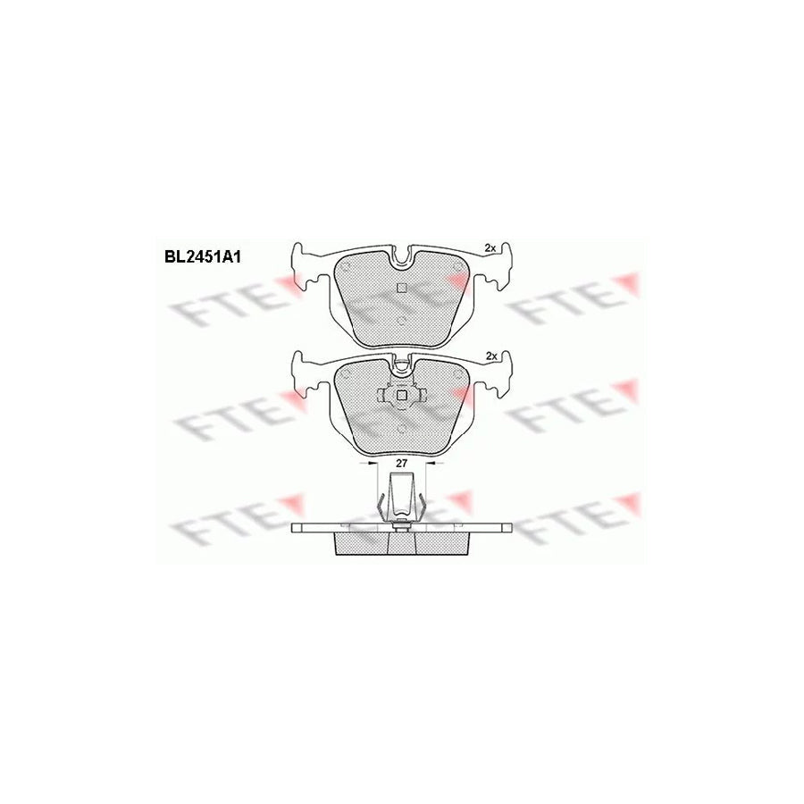 FTE 9010742 Brake Pad Set