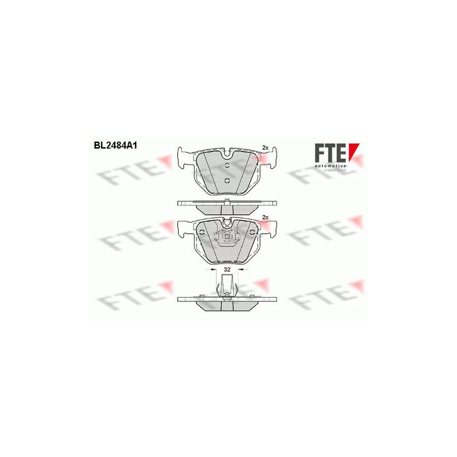 FTE 9010760 Brake Pad Set