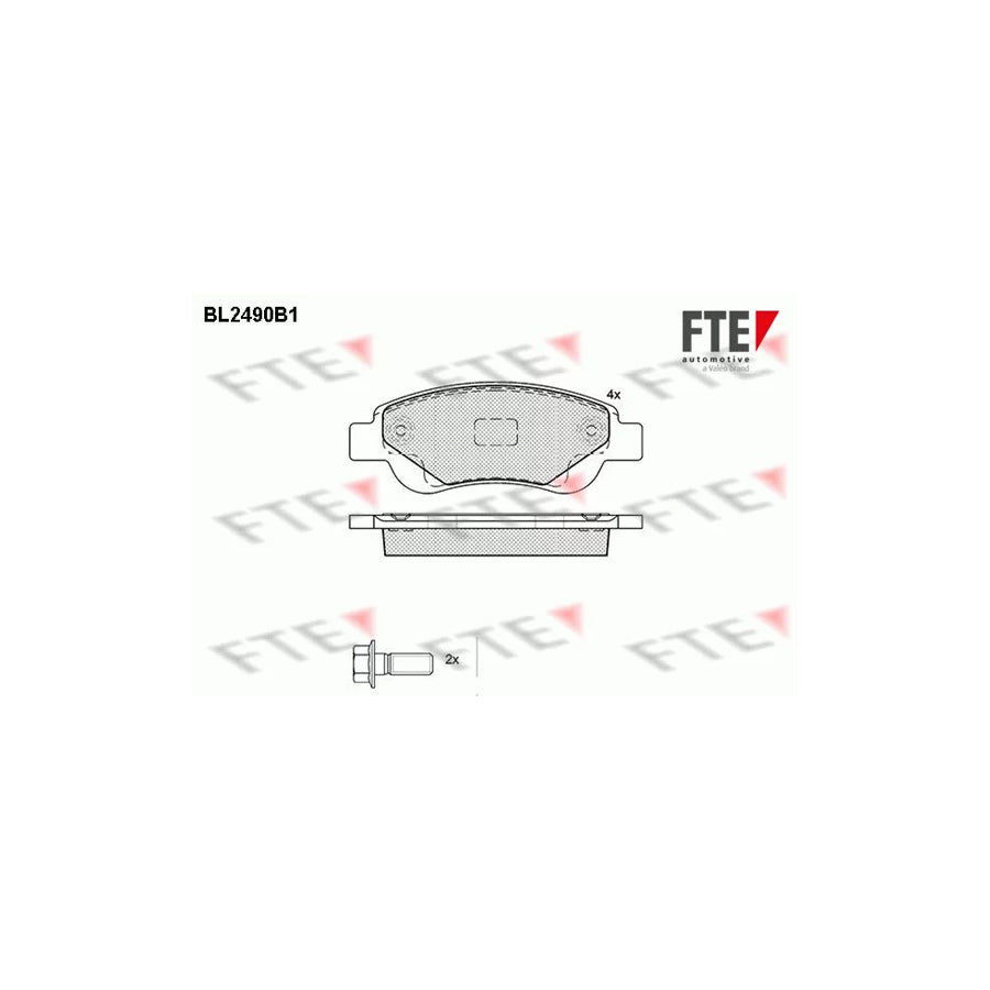 FTE 9010763 Brake Pad Set