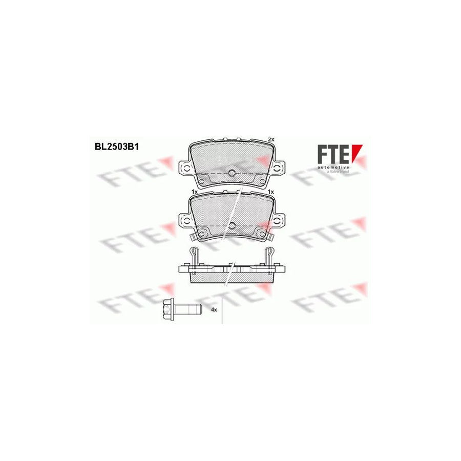 FTE 9010767 Brake Pad Set for Honda CIVIC