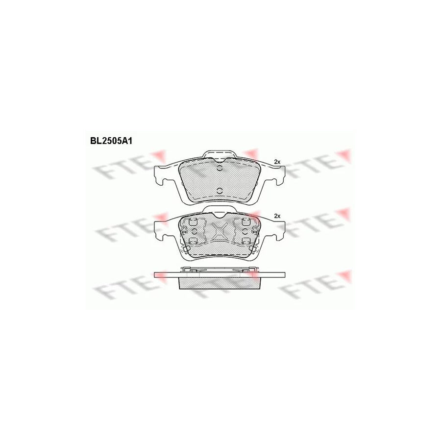 FTE 9010768 Brake Pad Set