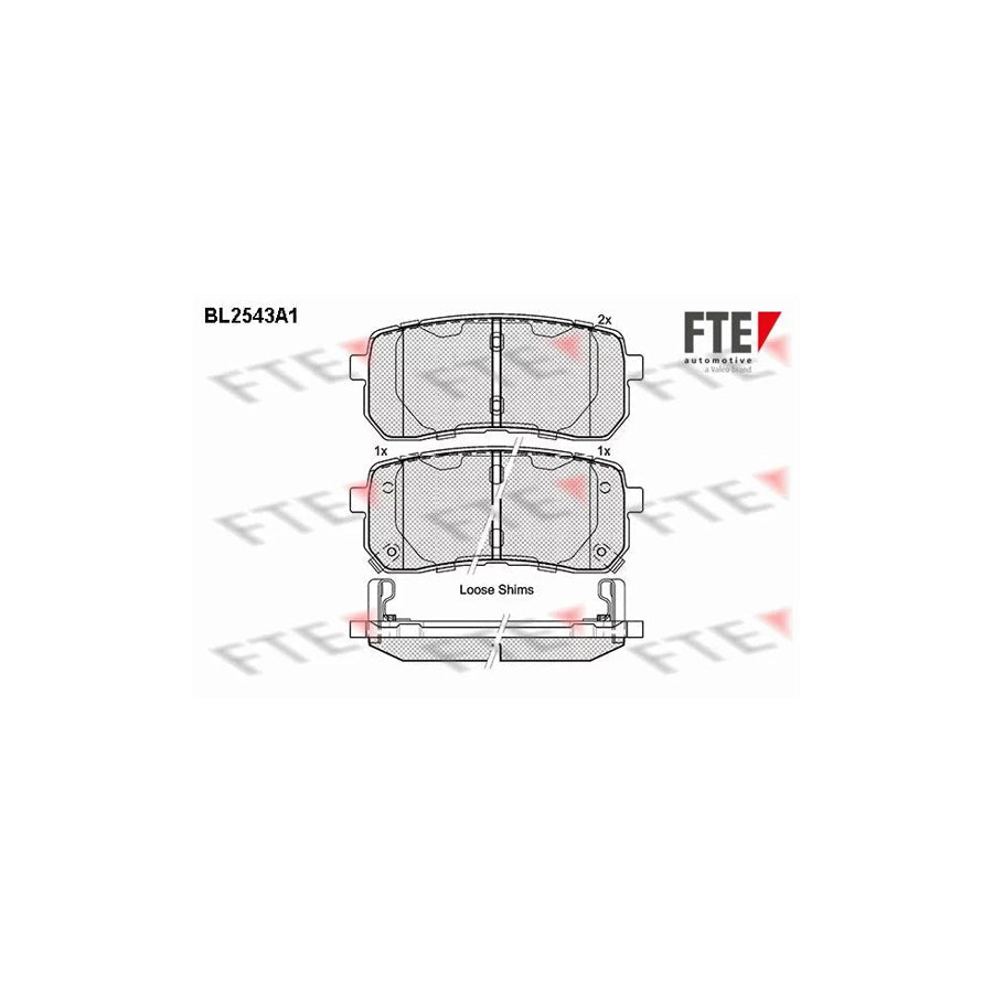 FTE 9010794 Brake Pad Set