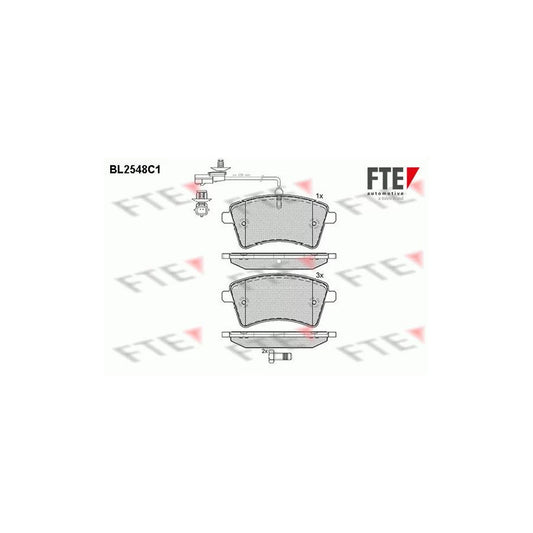 FTE 9010801 Brake Pad Set