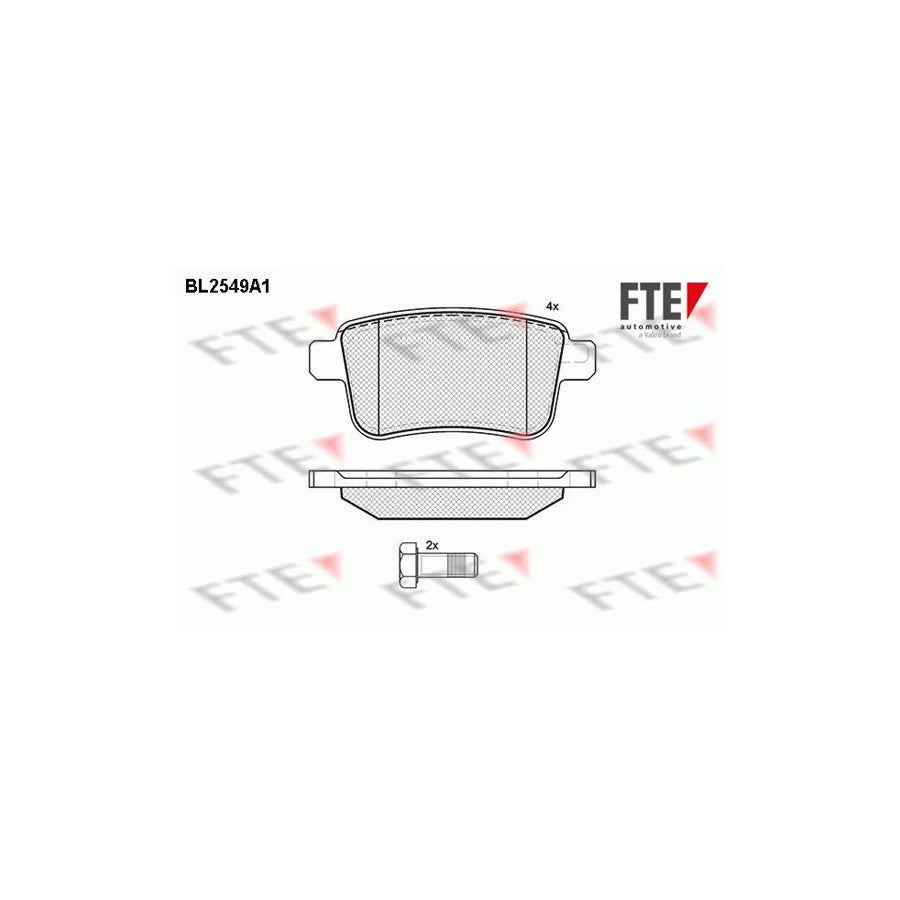 FTE 9010802 Brake Pad Set