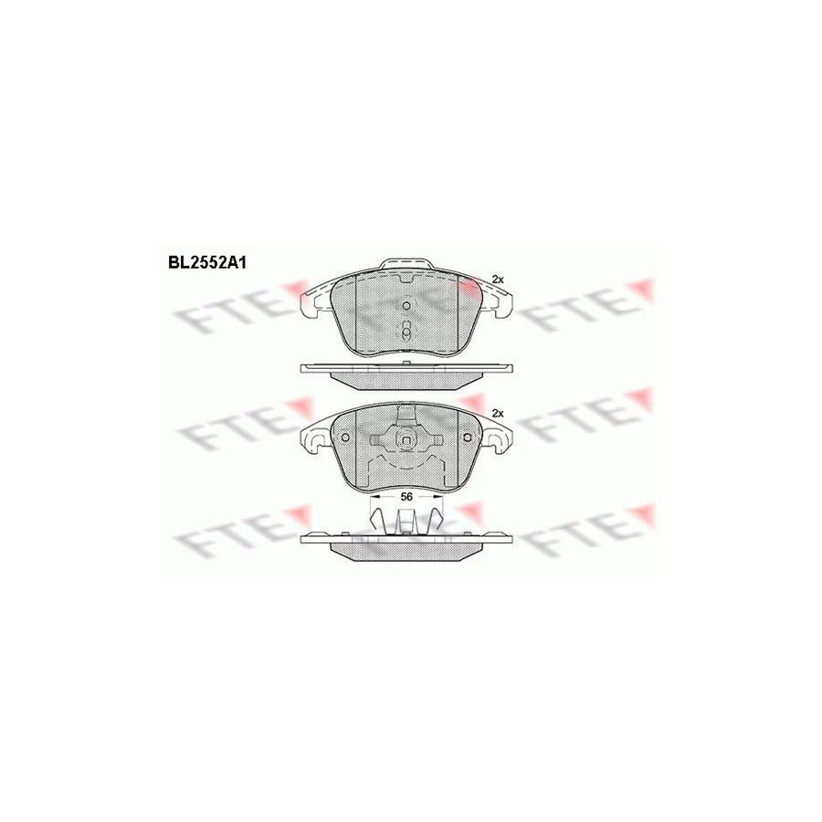 FTE 9010805 Brake Pad Set