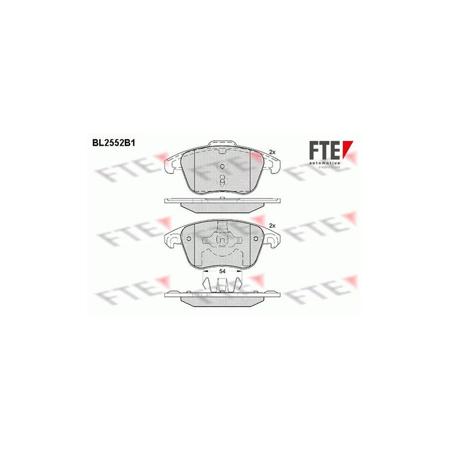 FTE 9010806 Brake Pad Set