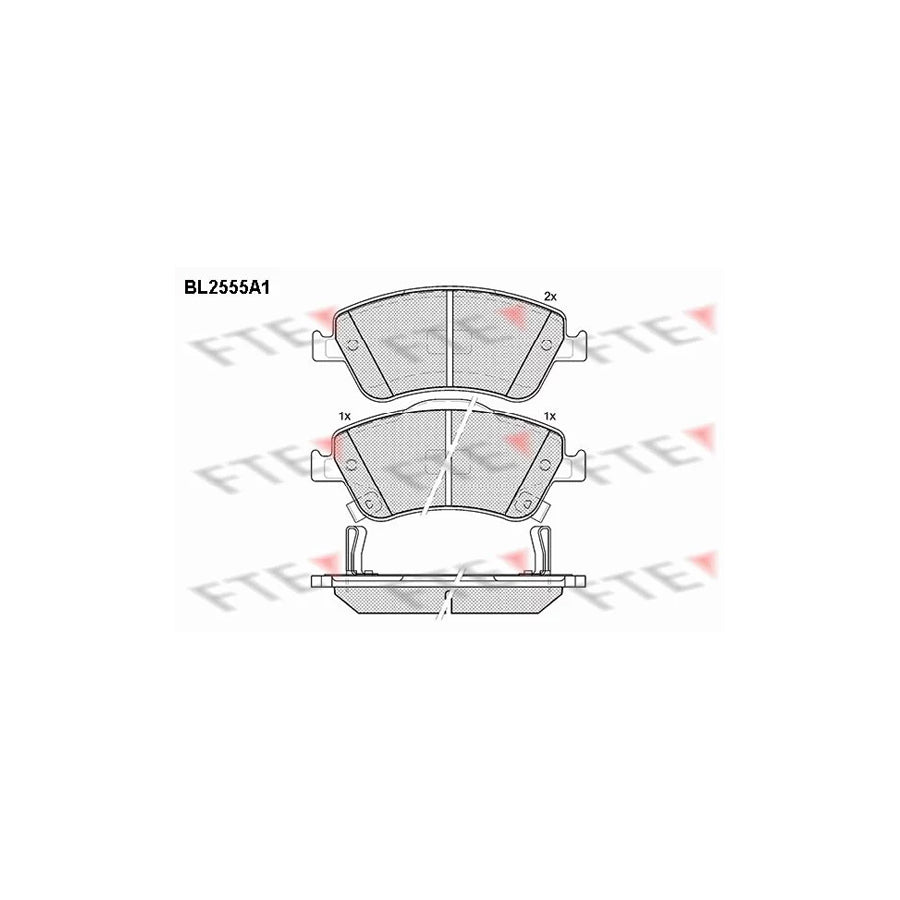 FTE 9010809 Brake Pad Set