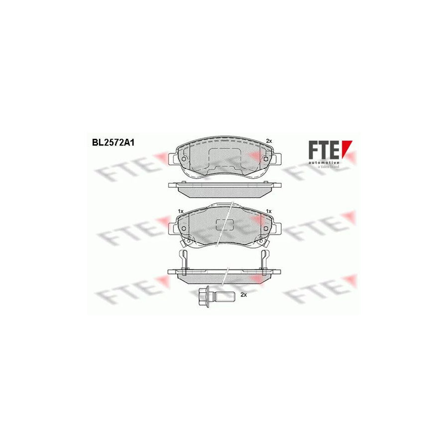 FTE 9010824 Brake Pad Set for Honda Cr-V