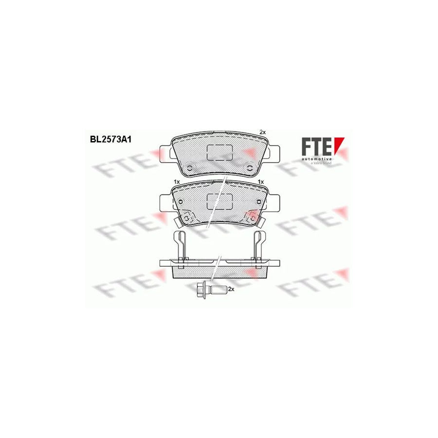 FTE 9010825 Brake Pad Set for Honda Cr-V