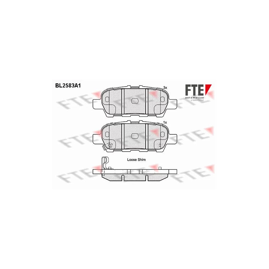 FTE 9010833 Brake Pad Set
