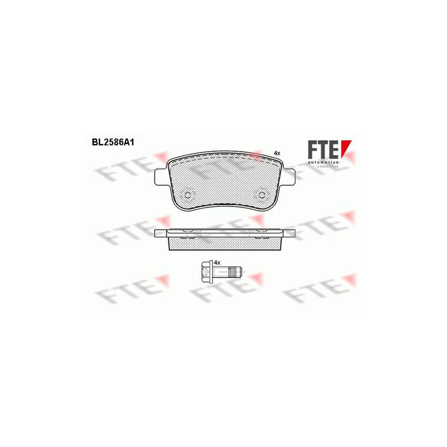 FTE 9010837 Brake Pad Set
