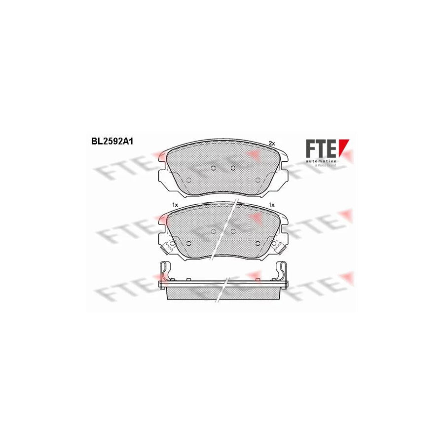 FTE 9010843 Brake Pad Set