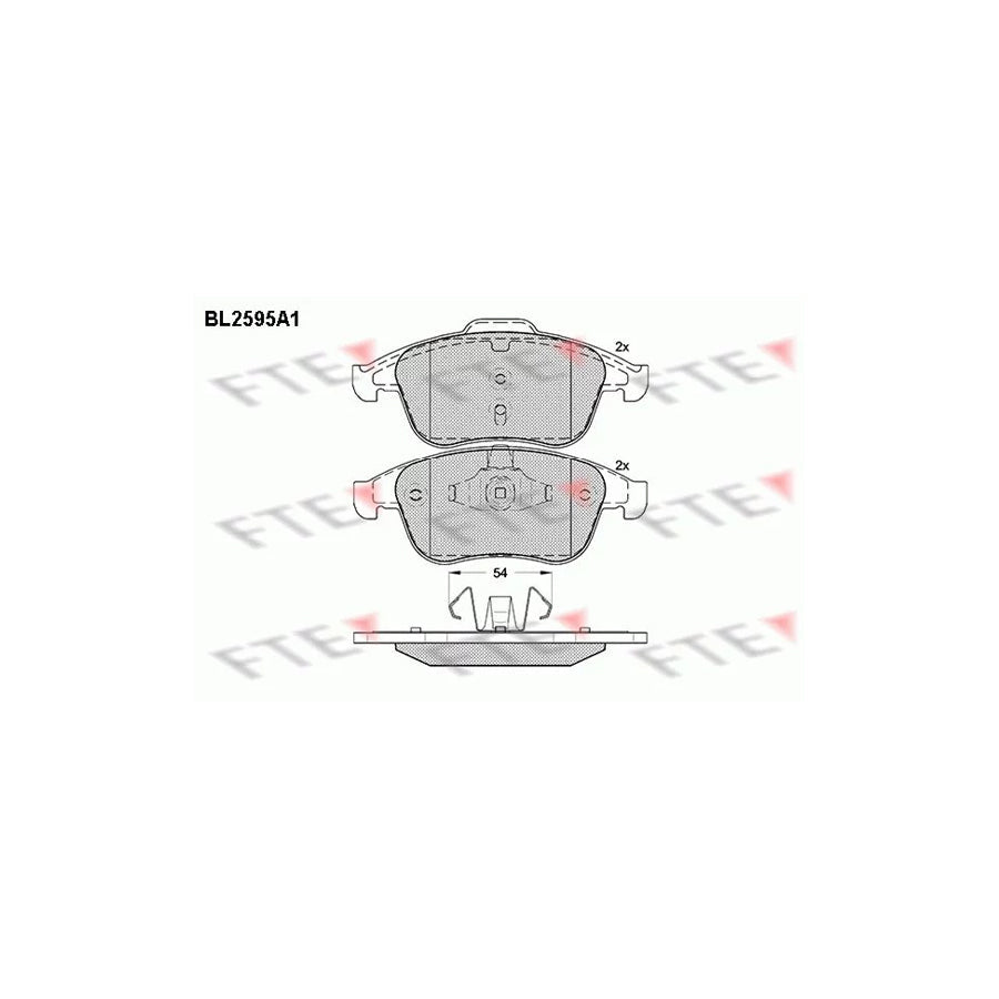 FTE 9010846 Brake Pad Set