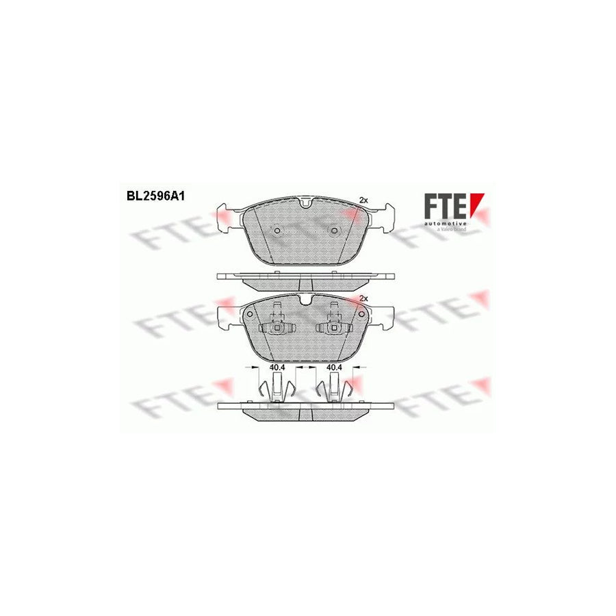 FTE 9010847 Brake Pad Set